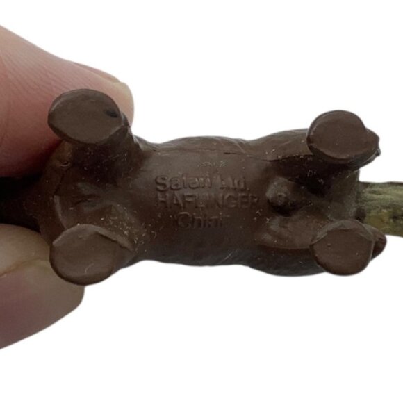 Vtg Safari Clydesdale Haflinger Miniature Brown Horses Set Of 4 - Picture 10 of 12